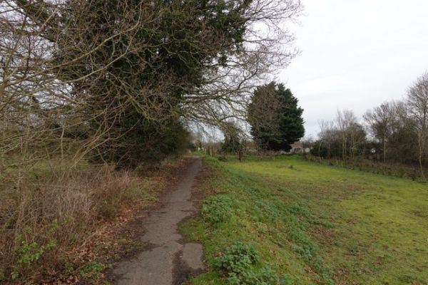 A view of part of the Pathfinder Way in the fens around Over